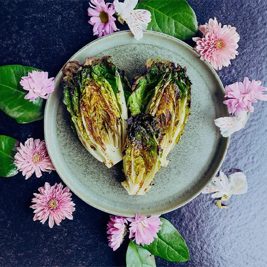 La recette des cœurs de salade grillés
