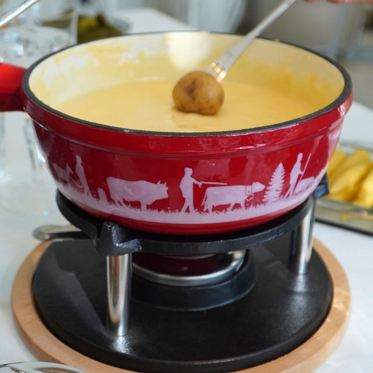 Service à fondue au fromage 6 personnes Rotel Swiss Tradition