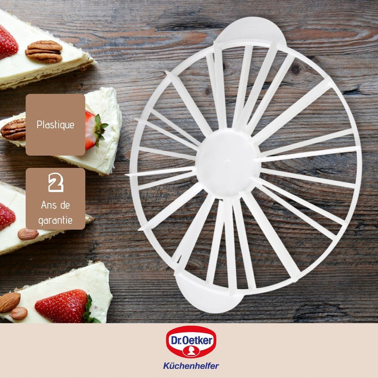 Diviseur de gâteaux 12/16 parts Dr.Oetker Bake Edition