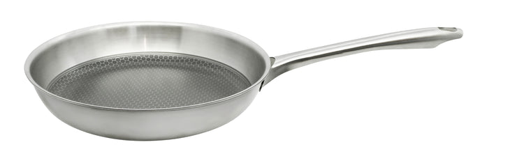 Set de 2 poêles 24 et 28 cm en acier inoxydable et revêtement sans PFAS Elo Relief Passion