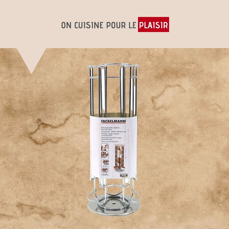 Porte capsule Dolce Gusto rotatif Fackelmann Petit Déjeuner