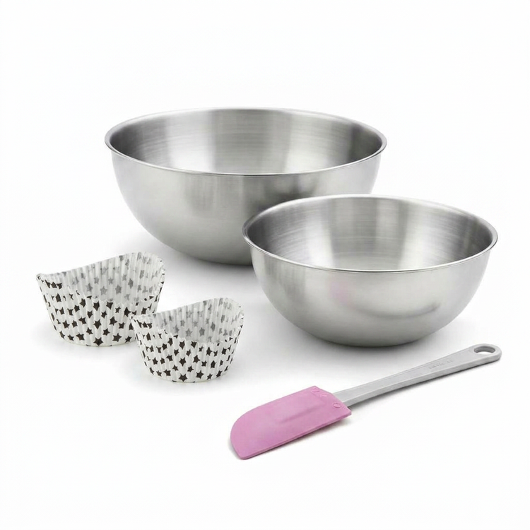 Set de 53 ustensiles de pâtisserie 50 moules à gâteaux 2 bols et 1 spatule pâtisserie Zenker Smart Pastry