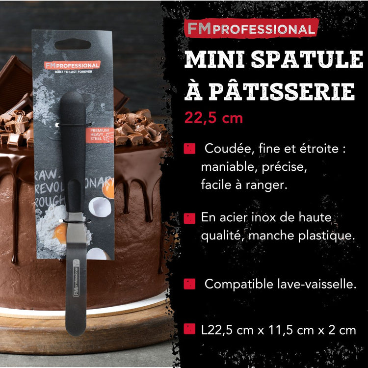 Ensemble de 2 Mini spatules coudées 22,5 cm FM Professional