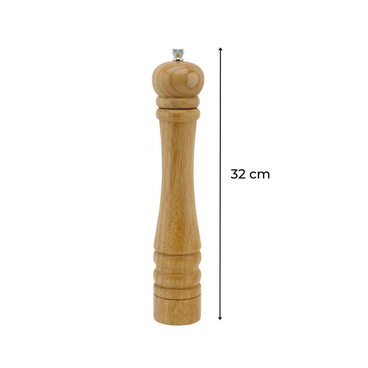Ensemble de 2 Moulins à poivre manuel couleur bois 32 cm FM Professional Divers