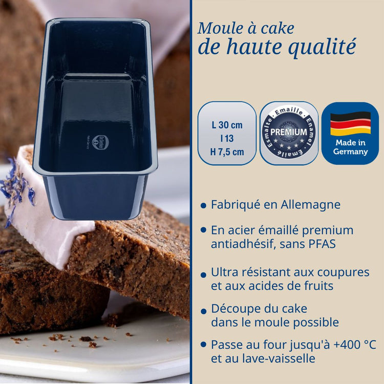 Ensemble de 2 Moules à cake 30 cm Dr Oetker Back Liebe