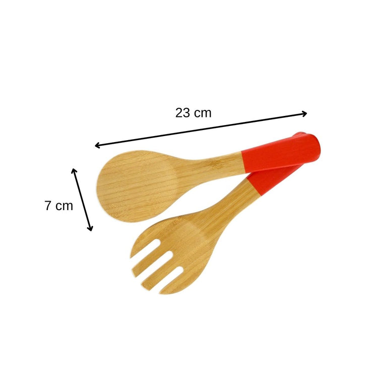 Ensemble de 2 Couverts à salade en bois Fackelmann Wood Edition