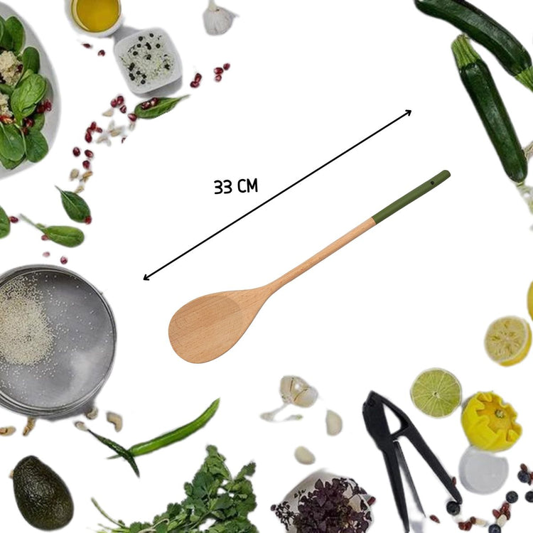 Ensemble de 2 Cuillères en bois 33 cm Fackelmann Wood Edition