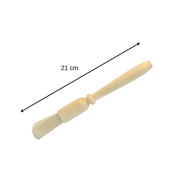 Set de 2 ustensiles de pâtisserie pinceau en poil de porc Fackelmann Boisselerie