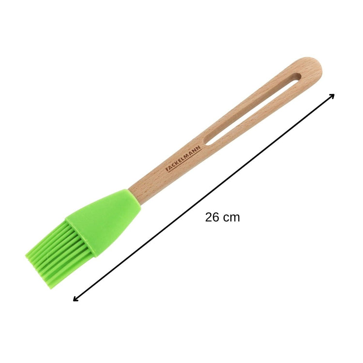 Ensemble de 2 Pinceaux de cuisine et de pâtisserie 26 cm en poils silicone Fackelmann Eco Friendly