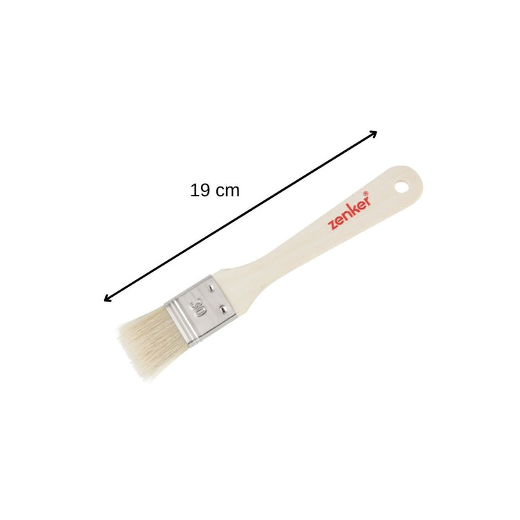 Ensemble de 2 Pinceaux de cuisine et de pâtisserie 19 cm en poils naturels Zenker