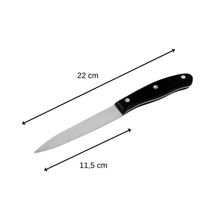 Set de 4 couteaux d'office 22 cm en inox Nirosta Fit