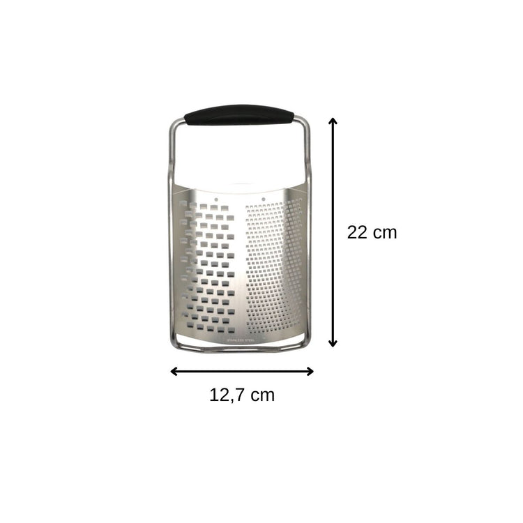 Ensemble de 2 Râpes à fromage inox 2 en 1 de 22 cm Fackelmann
