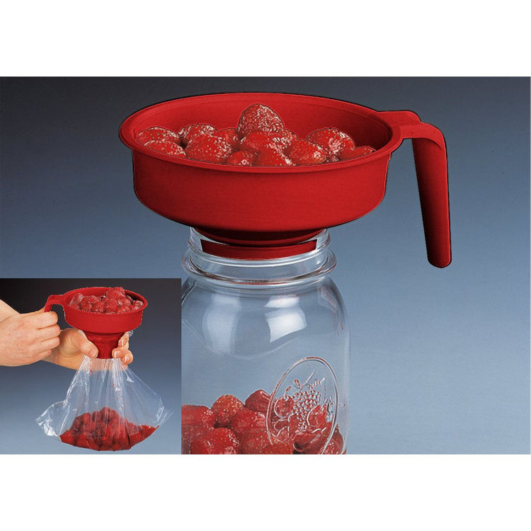 Ensemble de 2 Entonnoirs à confiture grande capacité 14 cm Fackelmann Colors Edition