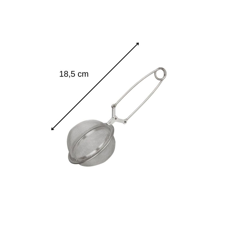 Ensemble de 2 Boules à thé type Pinces à thé en inox 18,5 cm Fackelmann