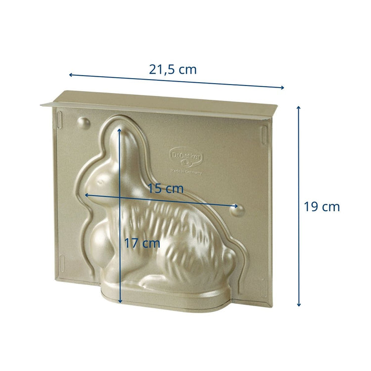 Moule à gâteaux 3D en forme de lapin de Pâques 600 ml Dr.Oetker
