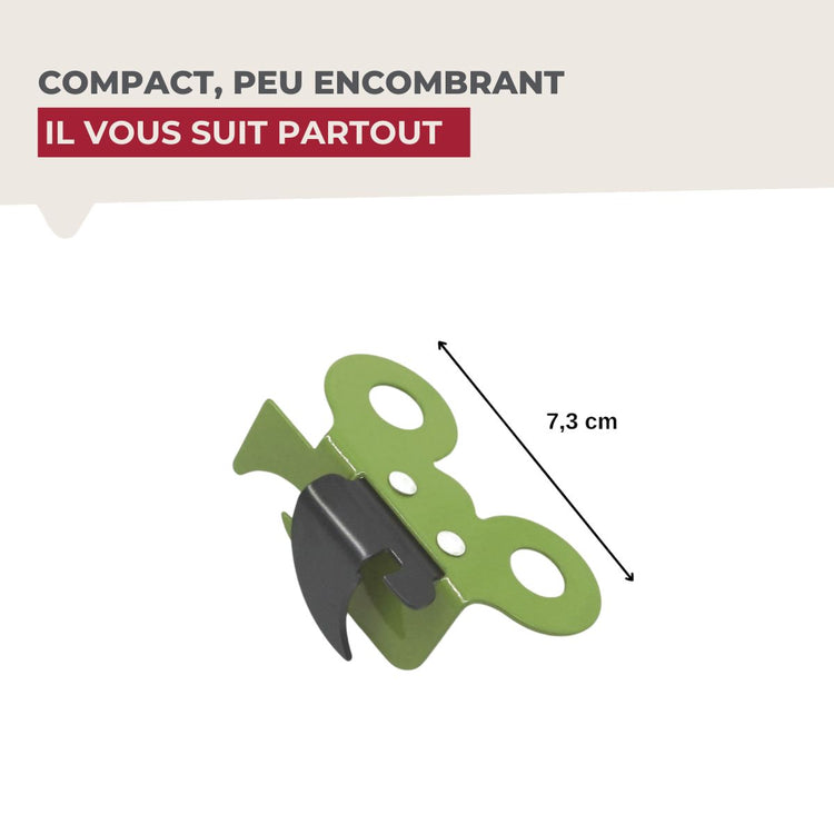 Duo Ouvre boîte manuel papillon et tire languette Fackelmann