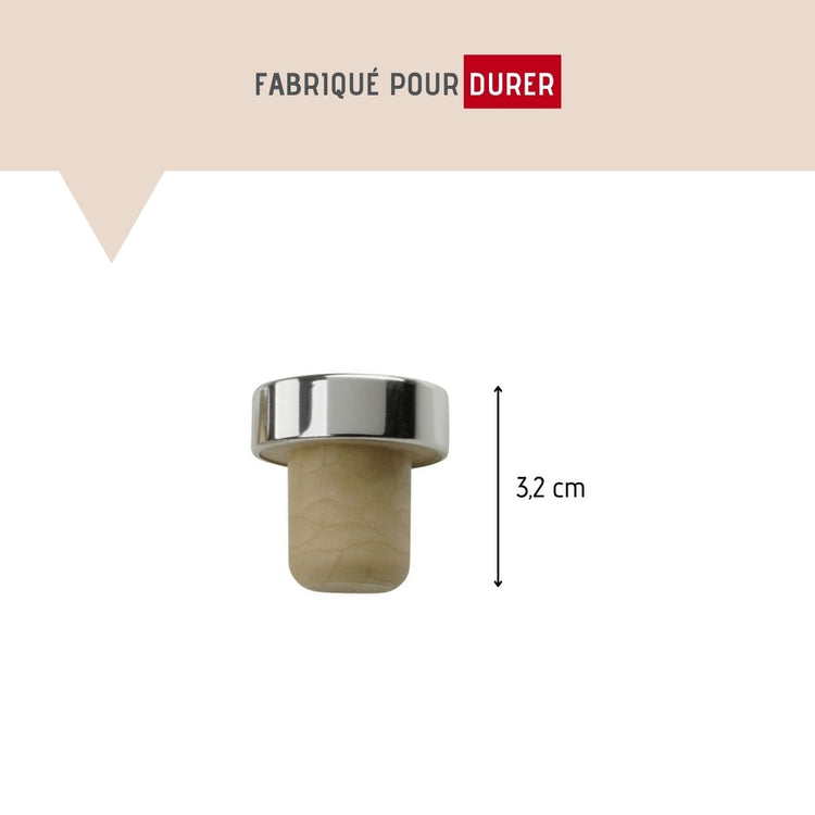 Lot de 4 bouchons à vin FM Professional Boissons