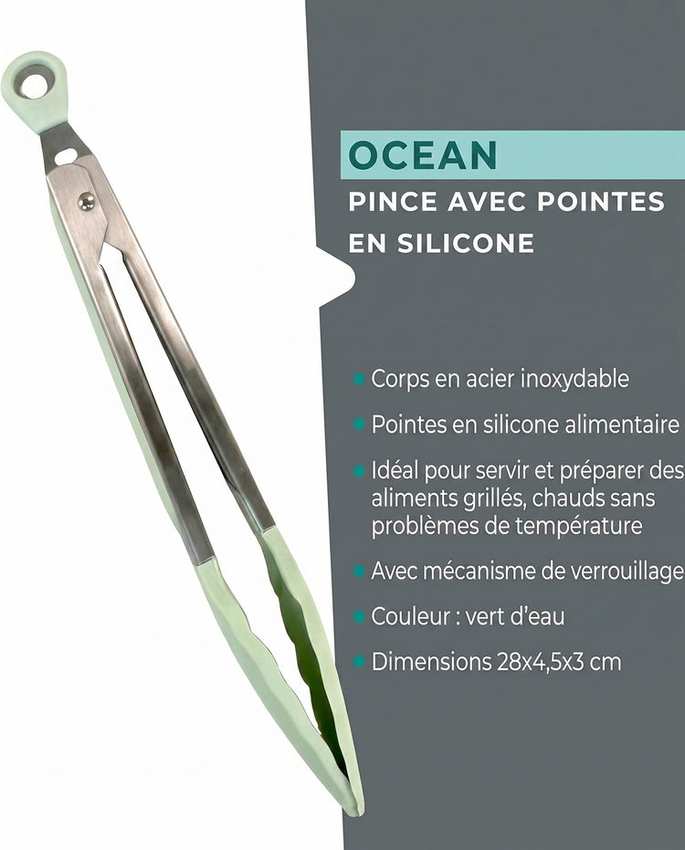 Pince de cuisine alimentaire Fackelmann OCEAN