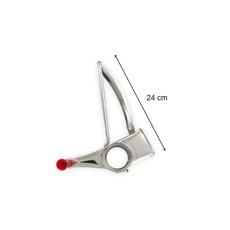 Moulin à fromage chromé Fackelmann Handmade Tradition