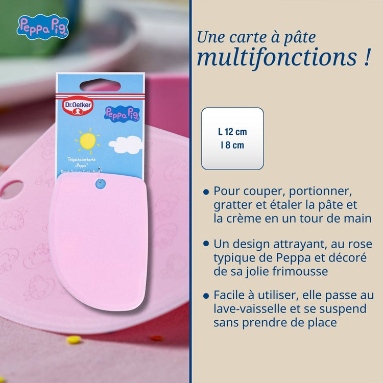 Carte à pâte pour cuisiner avec les enfants Dr. Oetker Peppa Pig
