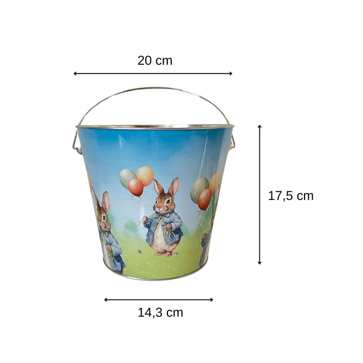 Seau pour la chasse aux œufs Fackelmann Pâques
