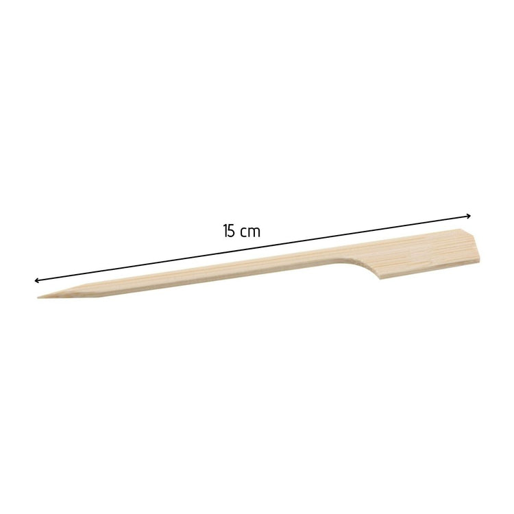 Lot de 50 piques à brochettes 15 cm en bambou FSC Fackelmann Basic
