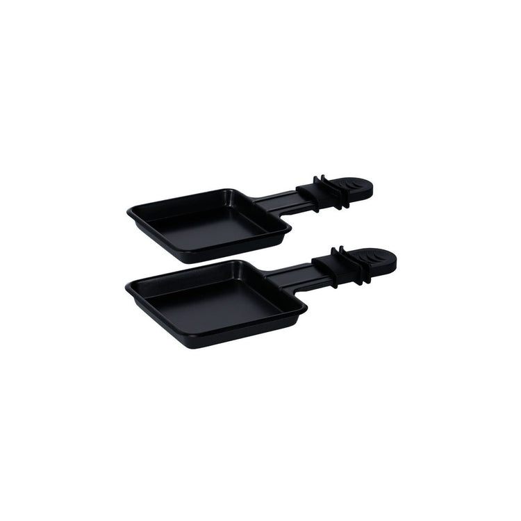 Appareil à raclette pour 2 personnes avec poêlons et spatules Rotel
