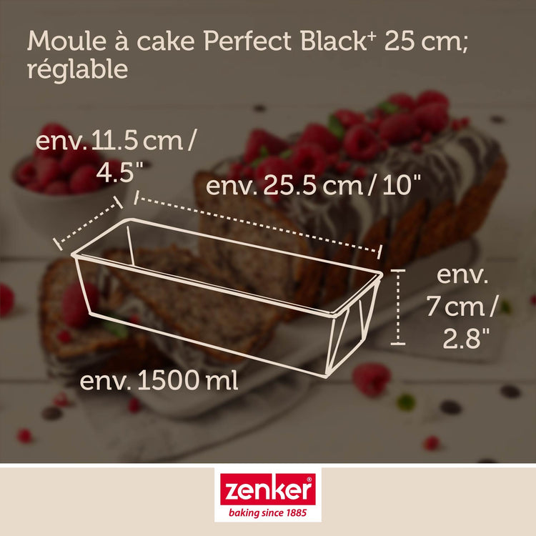 Moule à cake 25 x 11,5 x 7 cm Zenker PerfectBack+