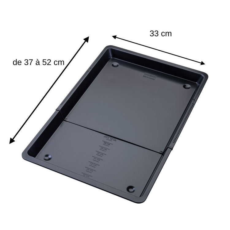 Plaque de cuisson extensible de 35-52 x 32 cm Zenker Perfect Black +