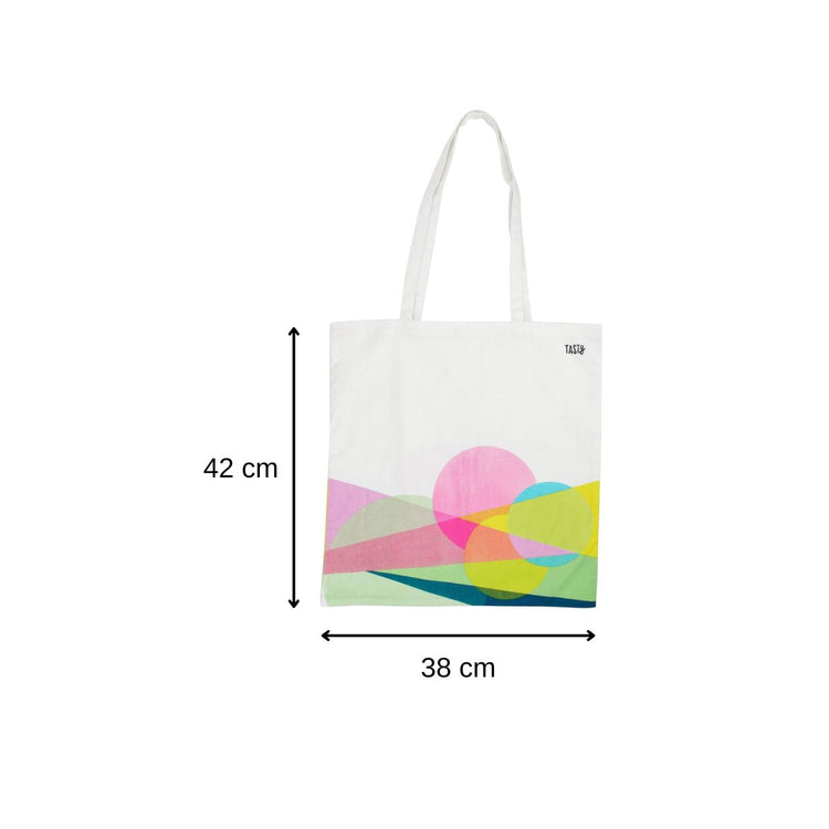 Sac de course type totebag en coton Tasty Green