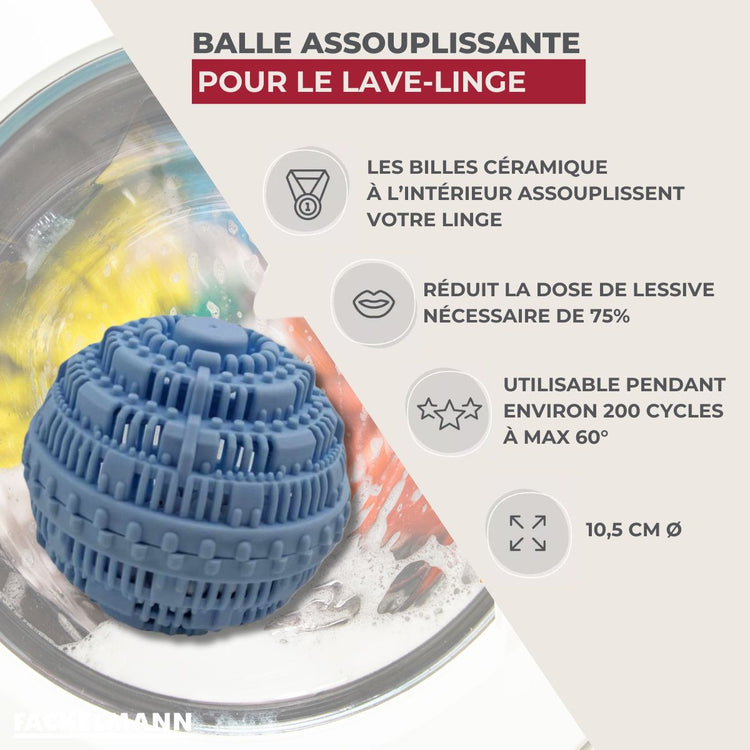Balle de lavage assouplissante pour le linge Fackelmann