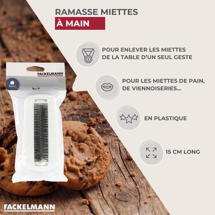Ensemble de 2 ramasse miettes de table Fackelmann Tecno