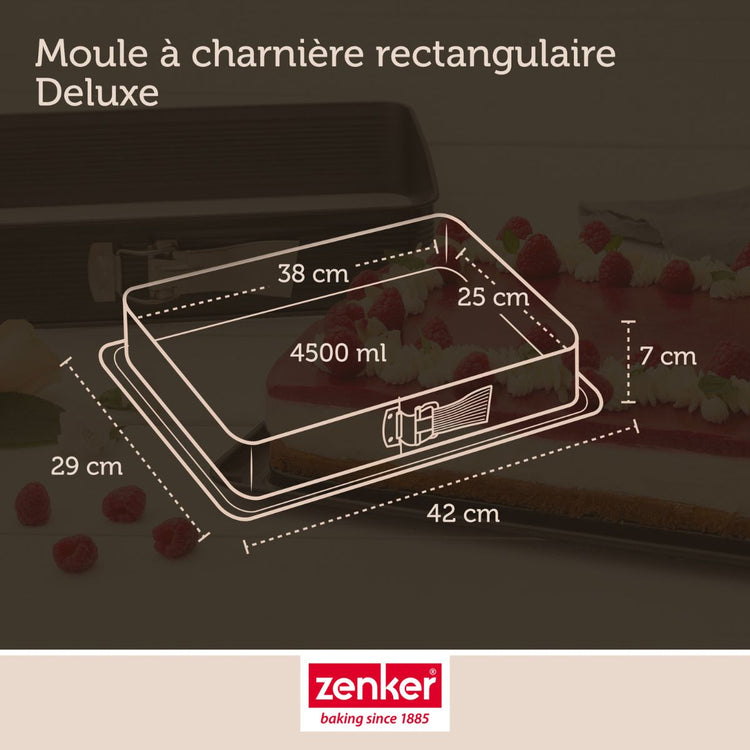 Set de 4 ustensiles de pâtisserie moule à gâteaux bols et spatule Zenker Deluxe