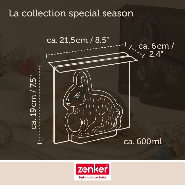 Set de 4 ustensiles de pâtisserie moule à gâteaux 2 bols à mélanger et spatule Spécial season Spécial season Zenker Spécial season