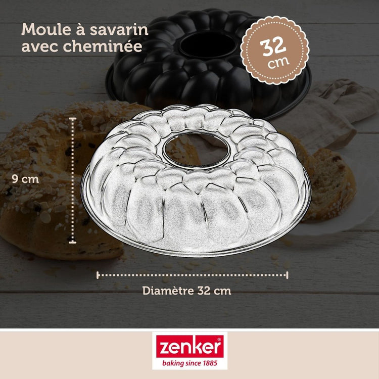 Set de 5 ustensiles de pâtisserie moule à gâteaux bol spatule pâtisserie et verre doseur Black metallic Black mettallic Zenker Black mettallic