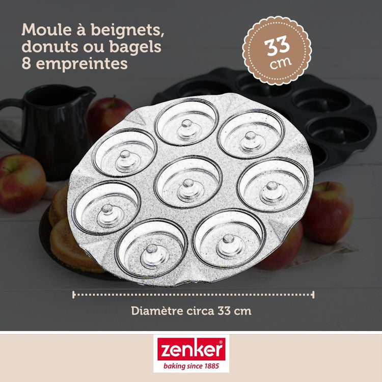 Set de 5 ustensiles de pâtisserie moule à gâteaux bol spatule pâtisserie et verre doseur Black mettallic Black mettallic Zenker Black mettallic