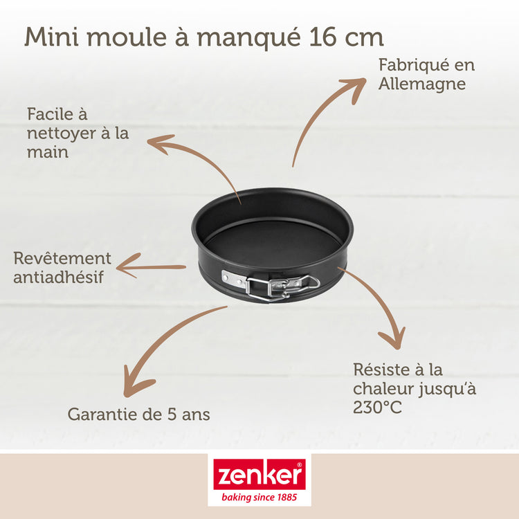 Set de 5 ustensiles de pâtisserie moule à gâteaux bols spatule et verre doseur Spécial mini Spécial mini Zenker Spécial mini
