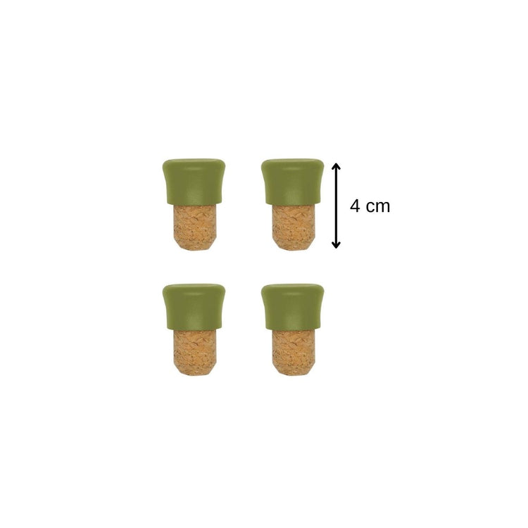 Lot de 8 bouchons en liège Fackelmann Gamme Zéro