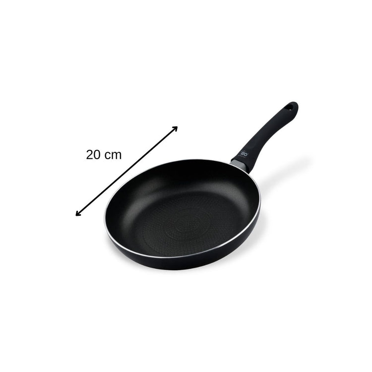 Poêle à frire en aluminium 20 cm avec couvercle en verre Elo Smart Life