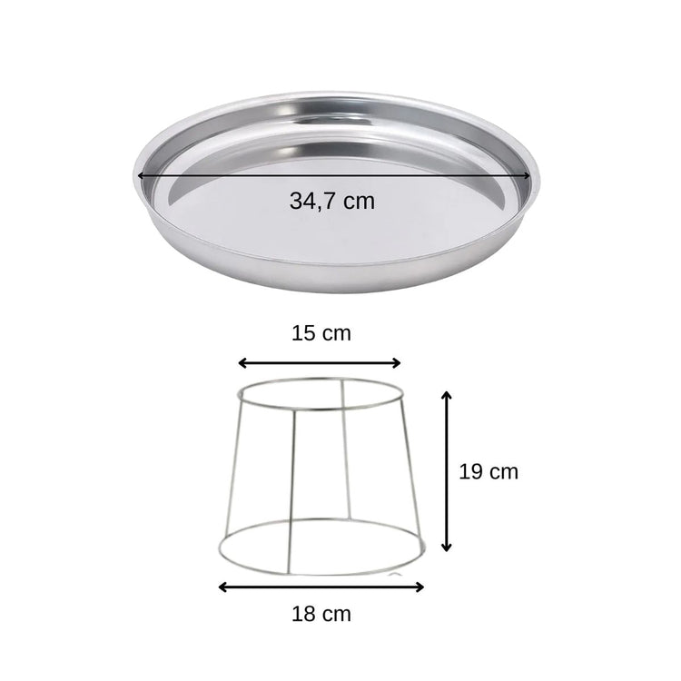 Ensemble de support et plateau pour fruits de mer Fackelmann Spécialités Culinaires