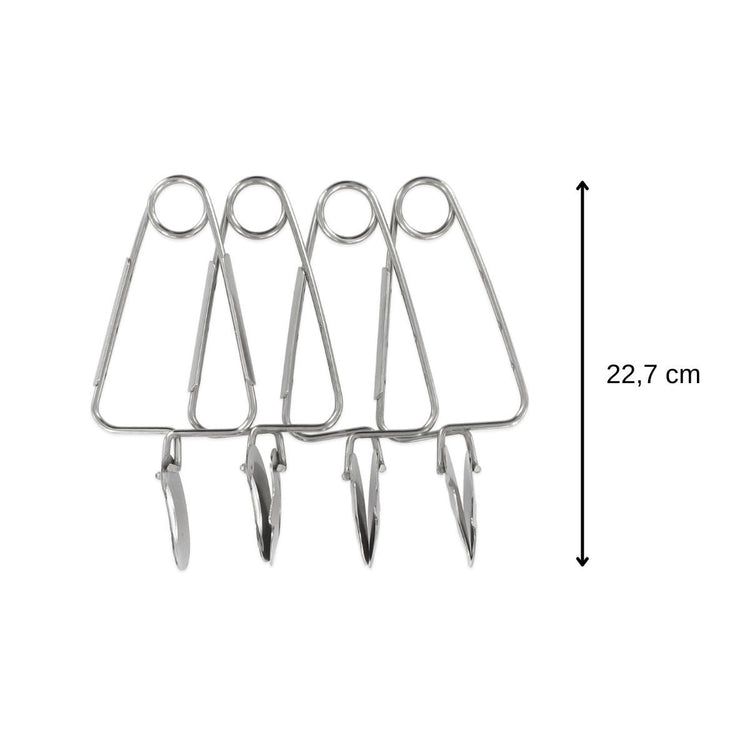 Lot de 8 pinces à escargots FM Professional Gourmet Edition