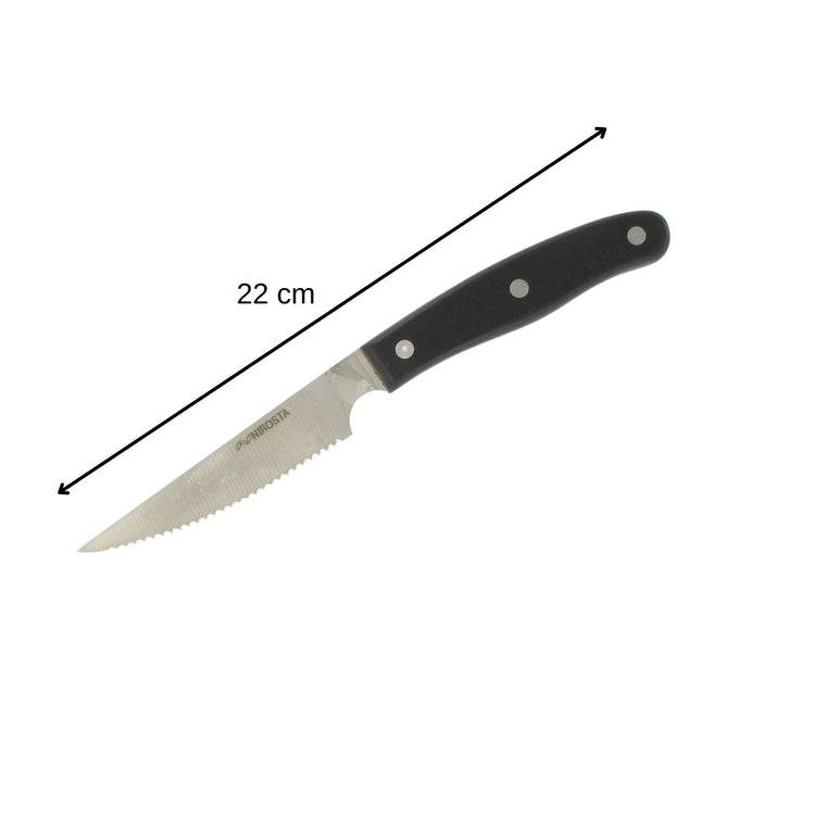 Lot de 6 couteaux à steak 22 cm Nirosta Fit