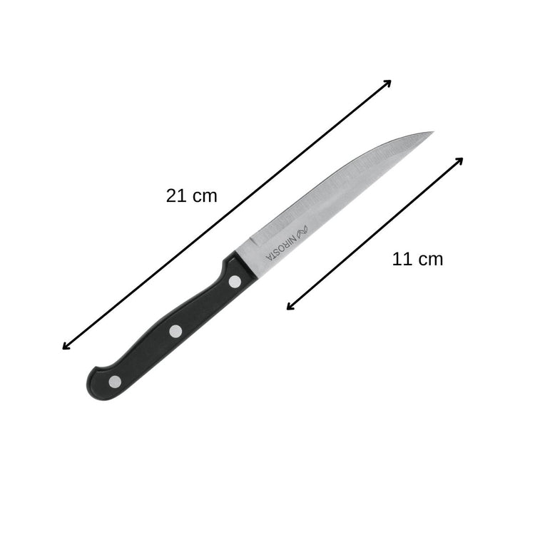 Lot de 6 couteaux à steak Nirosta Mega 21 cm
