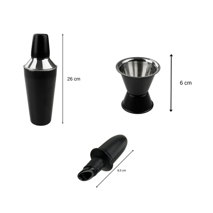 Lot de 3 accessoires à cocktail Fackelmann Spectre