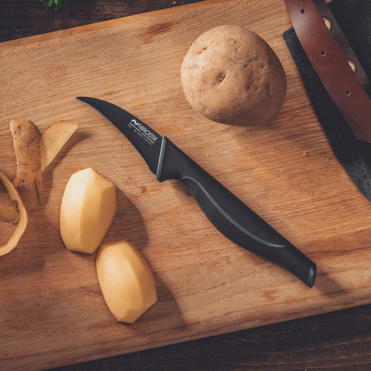 Couteau d'office 19 cm Nirosta Black Edition