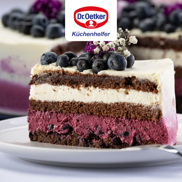 Lot de 2 moules à gâteaux 28/28 cm en acier Dr Oetker Back-Liebe