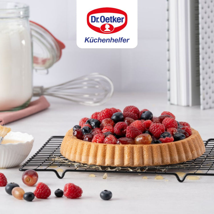 Ensemble de 2 Moules à tarte renversée 22 cm Dr.Oetker Tradition