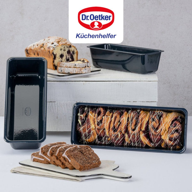 Ensemble de 2 Moules à cake 30 cm Dr Oetker Back Liebe