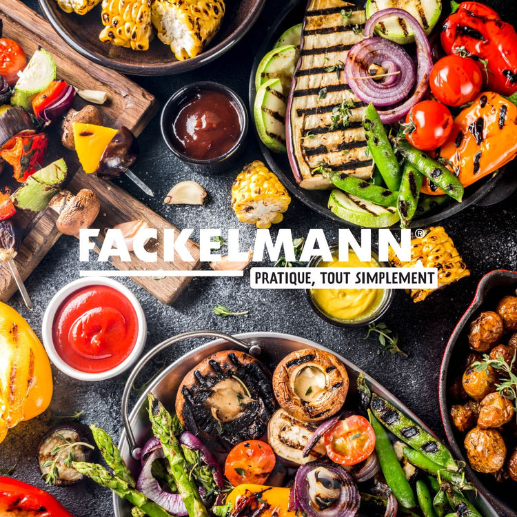 Ensemble de 2 Grilles de barbecue 35 x 25,5 x 54 cm Fackelmann BBQ Edition