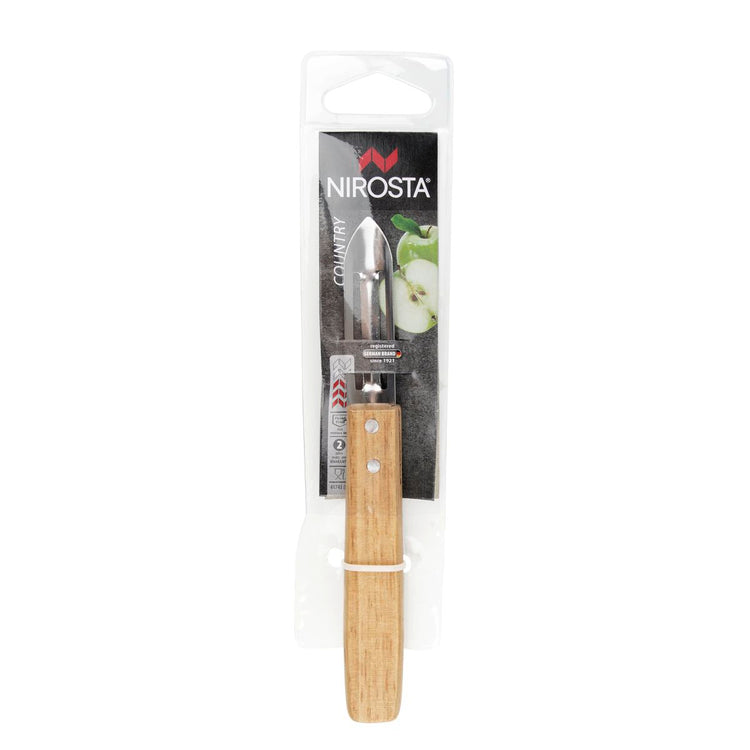 Ensemble de 2 Eplucheurs Econome Nature 16 cm Nirosta